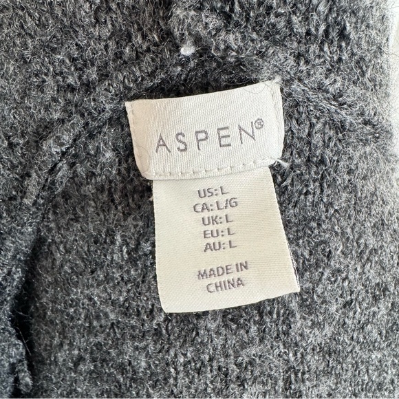 NWT Aspen Black and White Hooded Cardigan - Picture 11 of 11